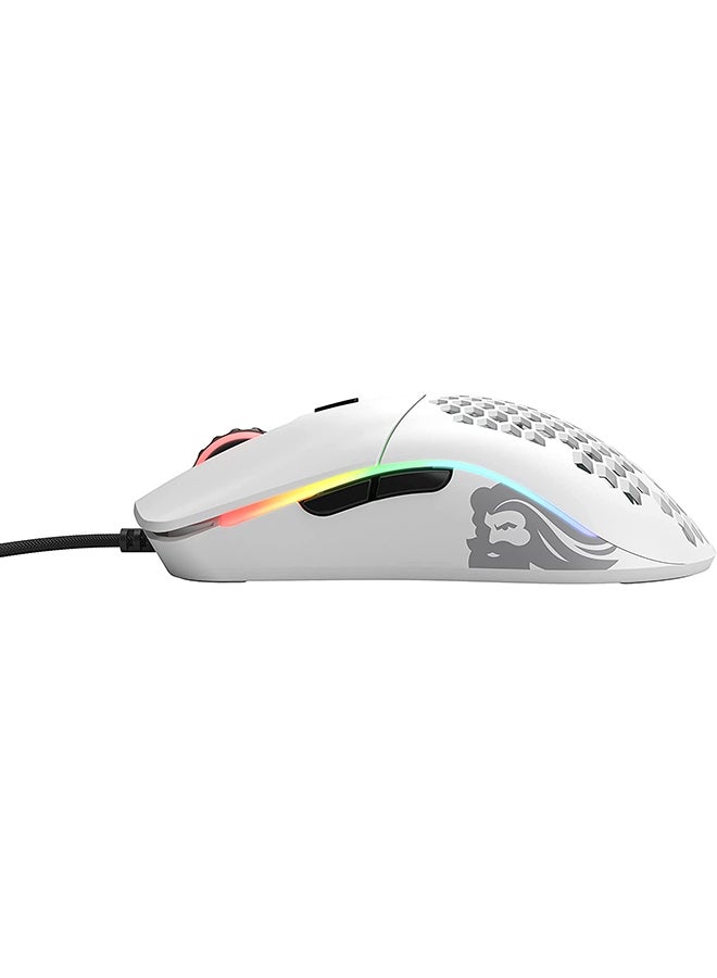 Glorious Gaming Mouse - Model O 67 g Superlight Honeycomb Mouse, RGB Matte White Mouse - USB Gaming Mouse - Image 4