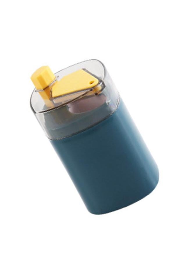 Reusable Toothpick Holder Automatic Pop Up Dispenser Plastic Toothpick Storage Container for Home Use Navy Blue