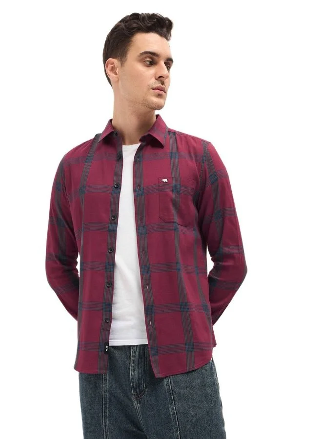 THE BEAR HOUSE Men's Shirt for Casual and Formal Wear | Classic Button-Down Style for Office, Daily Use, Travel, Events & All-Season Outfits | Versatile & Stylish Wardrobe Essential for Every Occasion