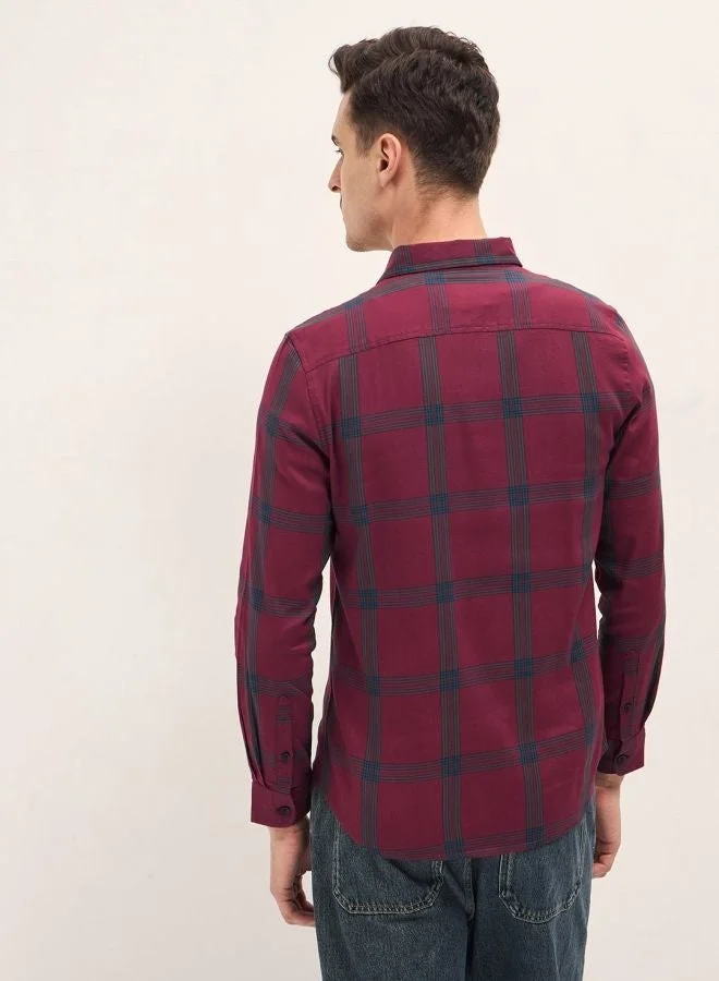 THE BEAR HOUSE Men's Shirt for Casual and Formal Wear | Classic Button-Down Style for Office, Daily Use, Travel, Events & All-Season Outfits | Versatile & Stylish Wardrobe Essential for Every Occasion