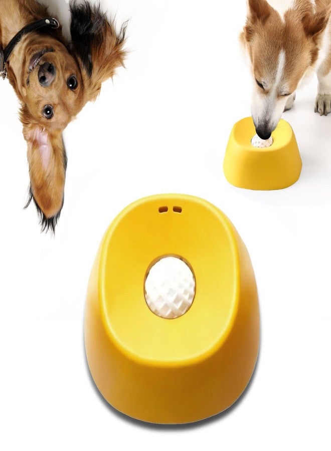 SOOPLEU Lick and Roll Bowl for Dogs - No-Mess Slow Feeder for Bone Broth, Yogurt & Supplements | Lick and Roll Bowl with Anti-Spill Rolling Ball | for Senior Dogs, New Puppies & Post-Op Nutrition - Image 1