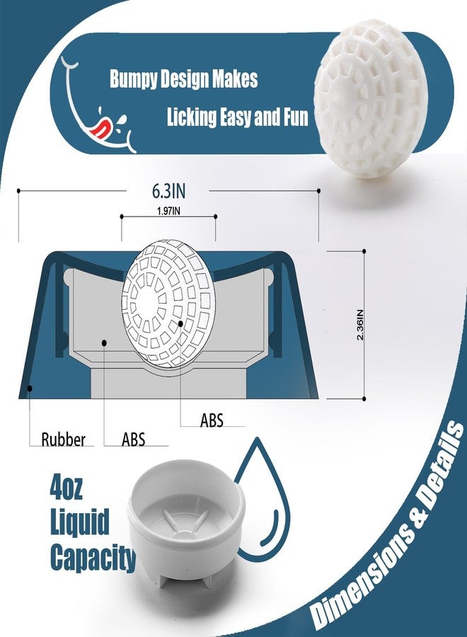 SOOPLEU Lick and Roll Bowl for Dogs - No-Mess Slow Feeder for Bone Broth, Yogurt & Supplements | Lick and Roll Bowl with Anti-Spill Rolling Ball | for Senior Dogs, New Puppies & Post-Op Nutrition - Image 4