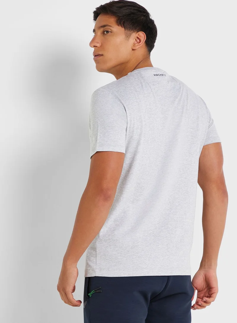 Hackett Logo Crew Neck T-Shirt