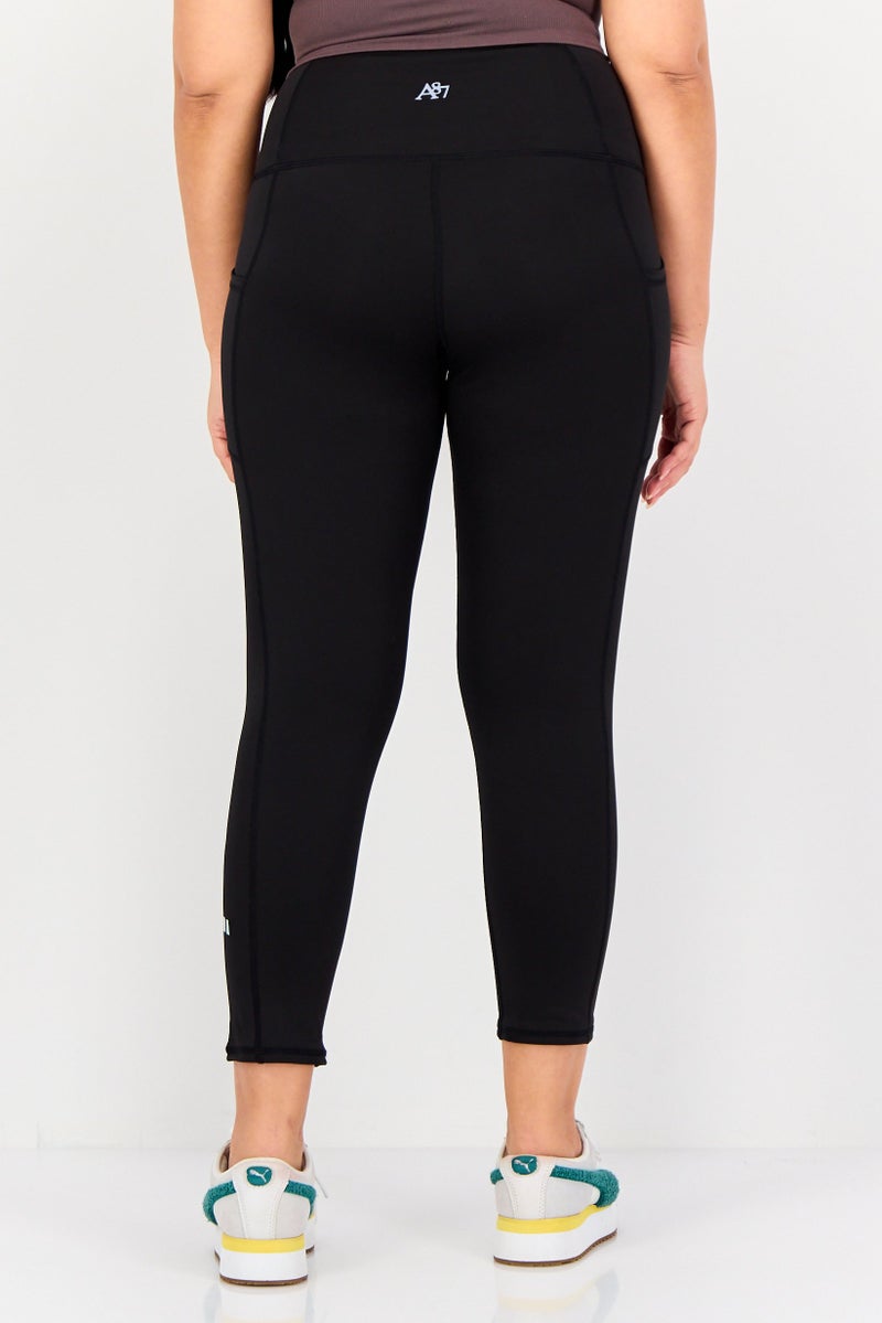 Aeropostale Women Sportswear Fit Outdoor Leggings, Black - Image 3