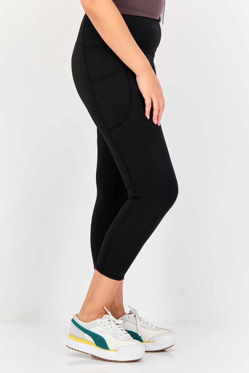 Aeropostale Women Sportswear Fit Outdoor Leggings, Black - Image 2