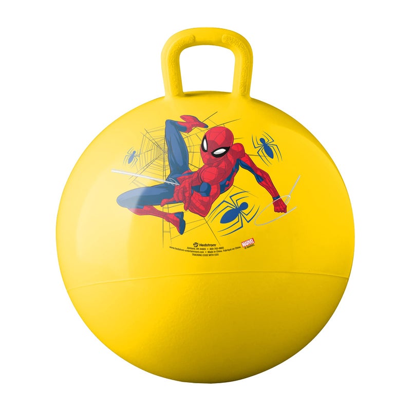 Hedstrom Marvel Spider-Man Hopper, 15-Inch, Yellow (55-97063) - Image 1