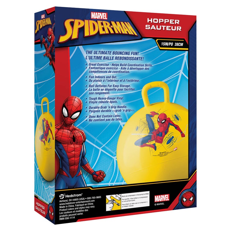 Hedstrom Marvel Spider-Man Hopper, 15-Inch, Yellow (55-97063) - Image 4