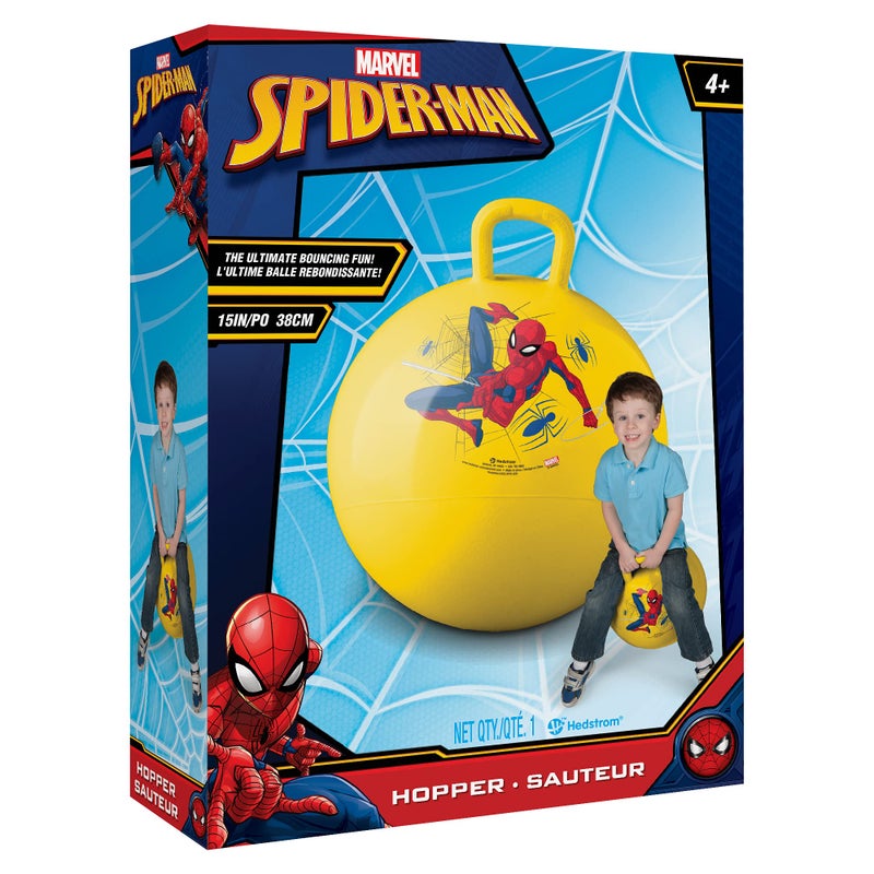 Hedstrom Marvel Spider-Man Hopper, 15-Inch, Yellow (55-97063) - Image 3