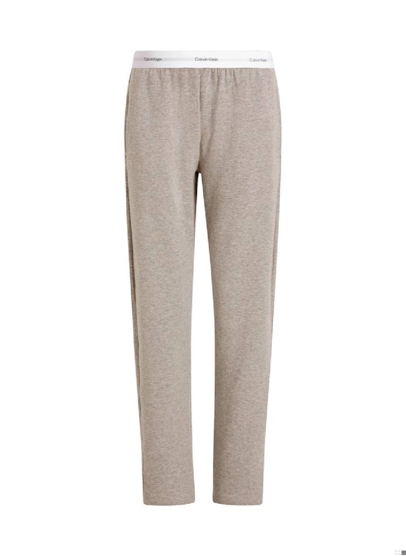 CALVIN KLEIN Women's Lounge Joggers - Icon Cotton Terry - Cotton, Grey  - Image 1