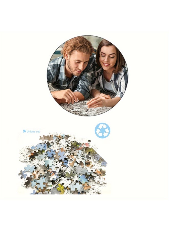 Capstro 1000 Piece Jigsaw Puzzle for Adults & Teens – Premium Landscape Scenery Puzzle with High-Definition Artwork | Challenging Brain Game & Relaxing Family Activity for Ages 14+ – Night View in Positano - Image 4