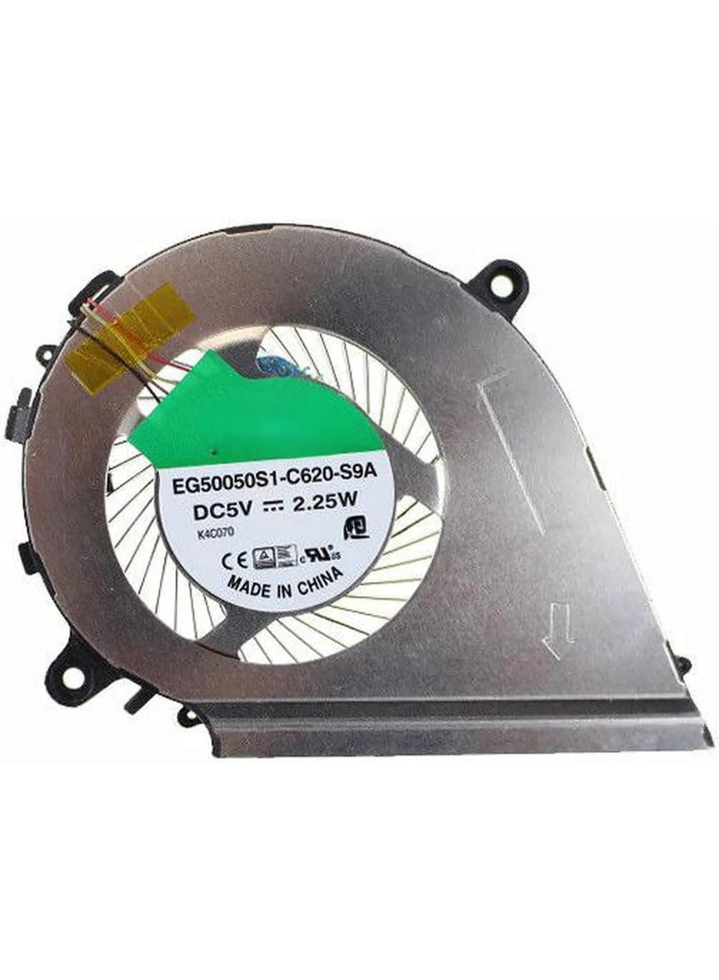 مروحة تبريد بديلة لوحدة المعالجة المركزية لأجهزة Lenovo Yoga 3 14 Yoga 3-1470 و IdeaPad Yoga 700-14ISK المحمولة، رقم القطعة 5H40H35615 EG50050S1-C620-S9A، تعمل بجهد 5 فولت تيار مستمر، 4 أسلاك - 4 دبابيس - Image 4