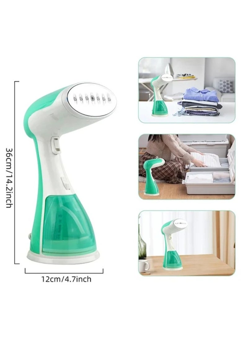 Denx Steamer for Clothes, Portable Handheld Garment Steamer, 300ml Upgraded 2-in-1 Clothes Steamer, Fast Heat-up, Fabric Wrinkles Remover Steam Iron for Home Travel - Image 2