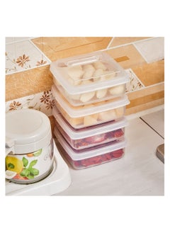 KASTWAVE Mini Cheese Storage Containers, Food Container for Fridge Sliced Storage with Lids Refrigerator Fruit Vegetable Keep Fresh, 4 Pcs  - Image 5