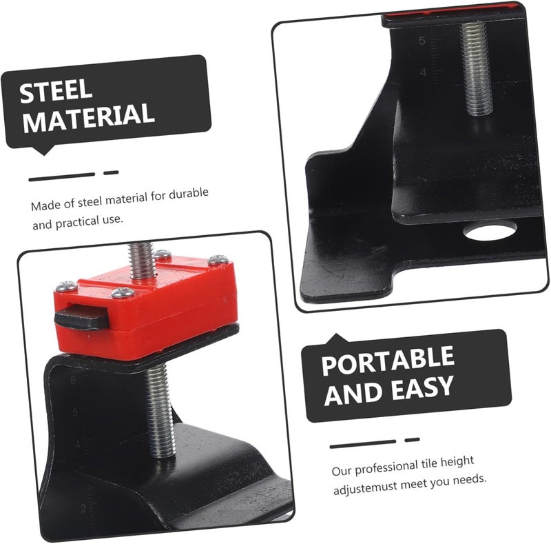Hemobllo 2pcs Professional Tile Conditioner Tile Riser Leveling Feet Spacers Tiling Tool - Image 4