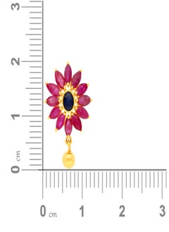 Malabar Gold and Diamonds 22 Carat 916 Purity Precia Gemstone Earrings PGNFNC037ER5Y  - Image 4