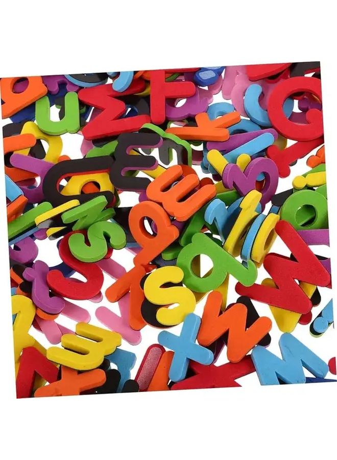 Magnetic Letter And Number Set 26 Pcs Lowercase Letters Mixed Color Style Flexible Combination Replaceable Letter Board For Back To School Classroom Home Learning Christmas Halloween Gifts - Image 5