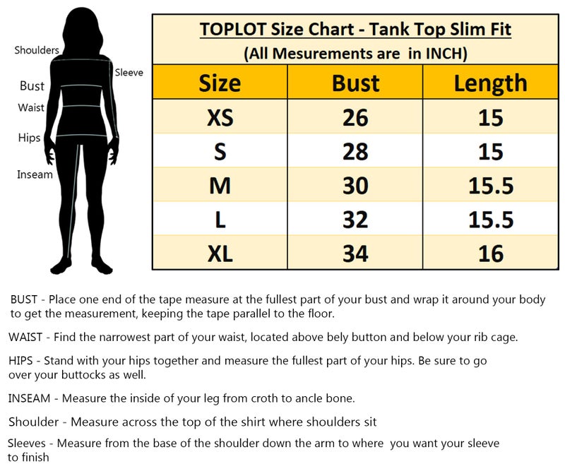 TOPLOT Women's Solid Ribbed Round Neck Sleeveless Slim Fit Tank Top (Tank-Top-5069-Black-L) - Image 2