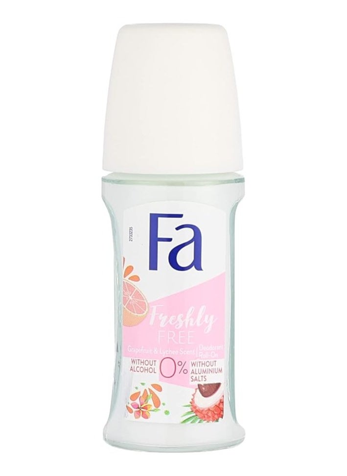 Fa - Fa Roll-On Deodorant Freshly Grape Fruit - 50 Ml - Image 1