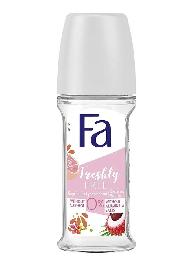 Fa - Fa Roll-On Deodorant Freshly Grape Fruit - 50 Ml - Image 1