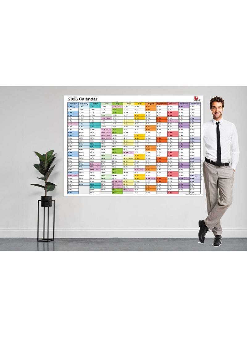 UP TO DATE 2026 LARGE CALENDAR can write on it - Image 4