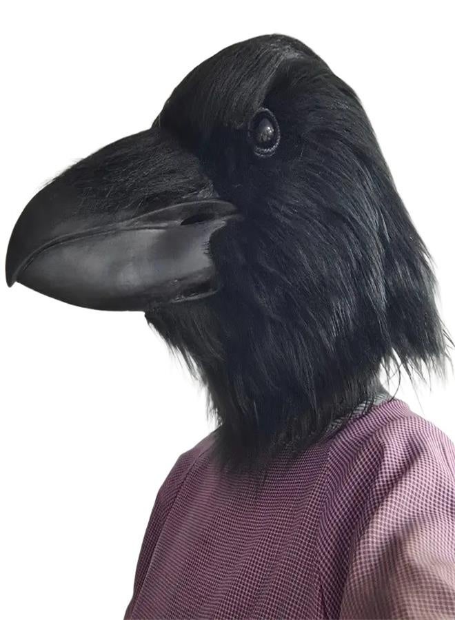 Halloween cute animal crow playing mask masquerade cos dress up props - Image 1