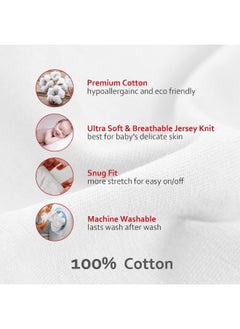 Moonsea Moonsea Changing Pad Cover White for Boys Girls, 100% Organic Cotton 2 Pack Unisex Changing Table Pad Cover Cradle Sheet Soft and Breathable 16" x 32" for Standard Baby Changing Pads, White  - Image 5