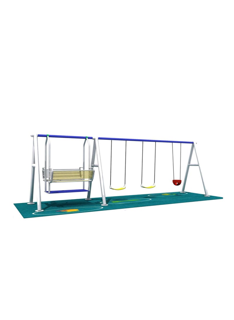 Myts Adventure Playground Mega Fun Dual N Single Swinger for Kids (250cm)