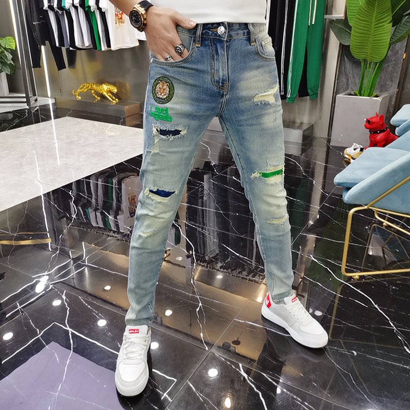 Unisex Casual Daily Denim Jeans - Image 1