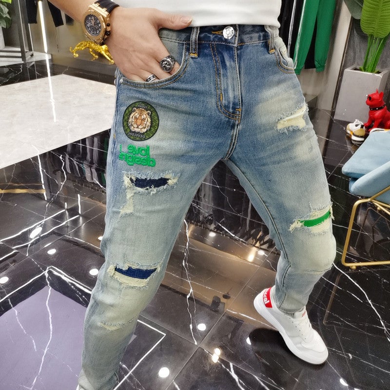 Unisex Casual Daily Denim Jeans - Image 4