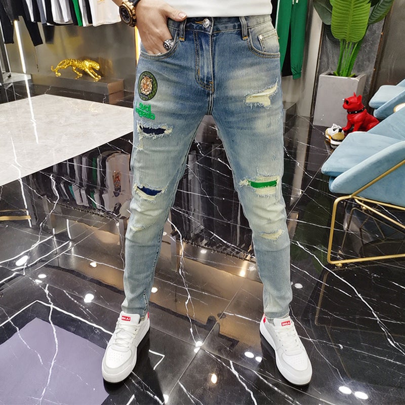 Unisex Casual Daily Denim Jeans - Image 2