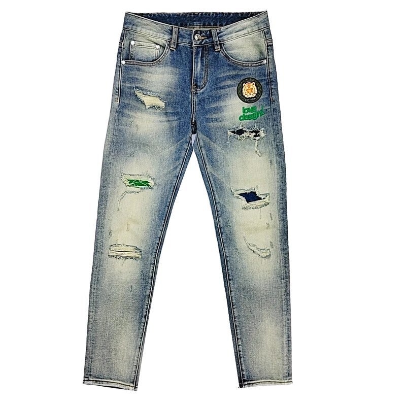 Unisex Casual Daily Denim Jeans - Image 5