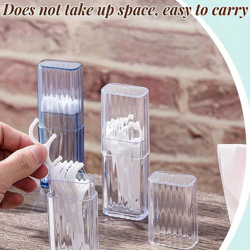 Personalized Travel Dental Floss Box Holder For Small Items Featuring A Style B Transparent Dispenser Container Suitable For Band Aids Swabs And Toothpicks Waterproof Organizer Perfect For Outdoor Customization With Name - Image 3