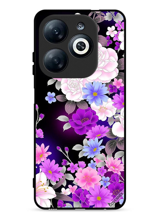 Covernex Infinix Smart 8 4G Protective Case Cover Mix Flowers - Image 1