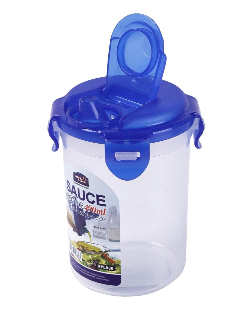 LOCK & LOCK LocknLock 490ml Sauce Bottle – Durable, BPA-Free Condiment Container, Dishwasher Safe  - Image 2