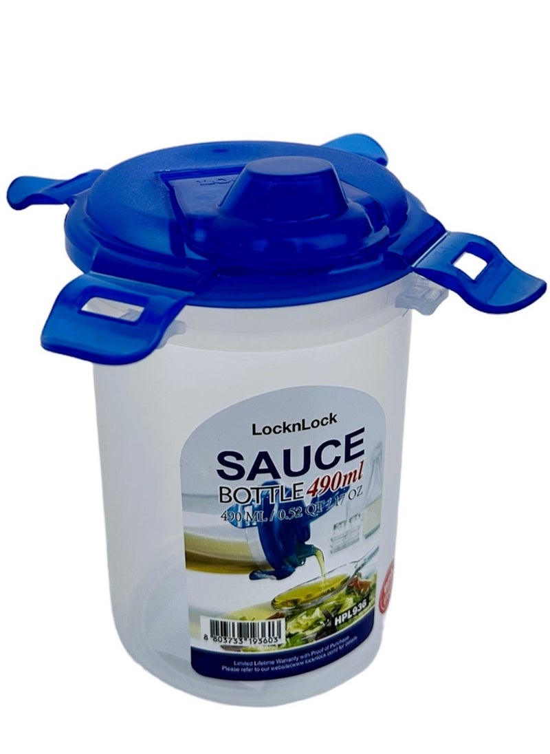 LOCK & LOCK LocknLock 490ml Sauce Bottle – Durable, BPA-Free Condiment Container, Dishwasher Safe  - Image 3