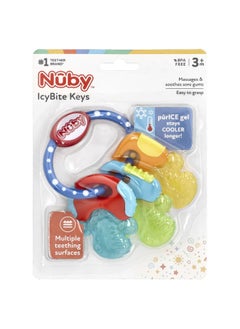 Nuby Nuby, IcyBite Keys, 3+ Months, Blue, 1 Count  - Image 1
