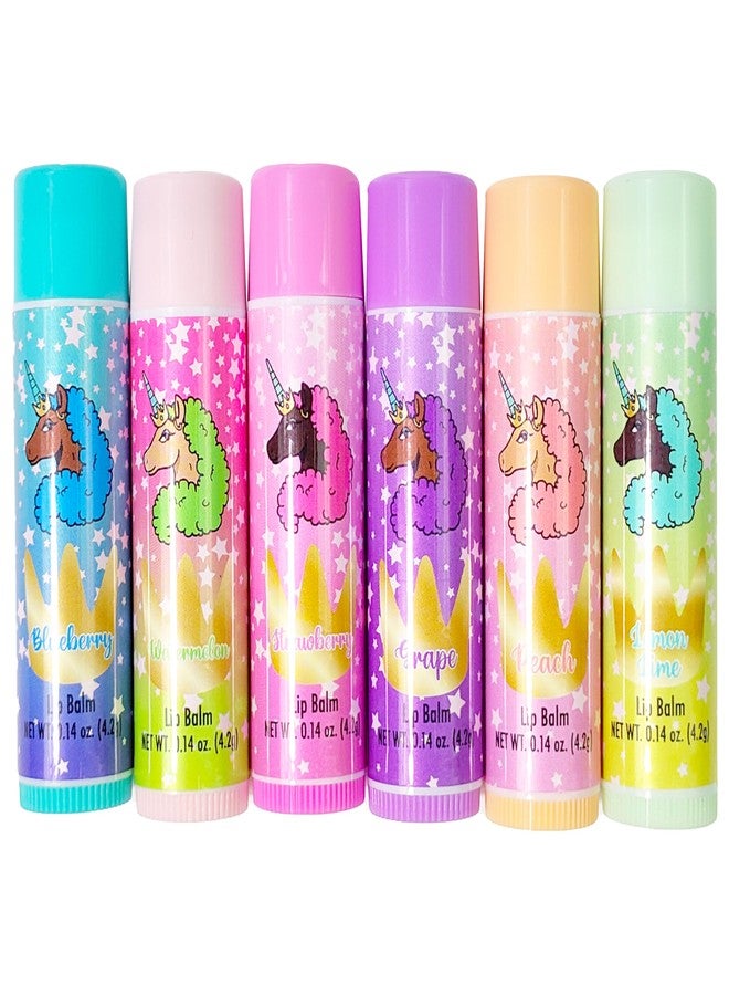 LUV HER Lip Balm Set Pack of 6 - Tinted Lip Balm with Playful Colors and Flavors - Perfect Girls Makeup Accessory - Ideal for Dry Weather Protection, Ages 3+ - Image 2