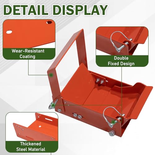 ELITEWILL Lawn Mower Wheel Power Locker Caster Tire Lock Down to Landscape Trailer- for Tires with 7"-10" Diameter and 6.5" Width or Less - Image 3