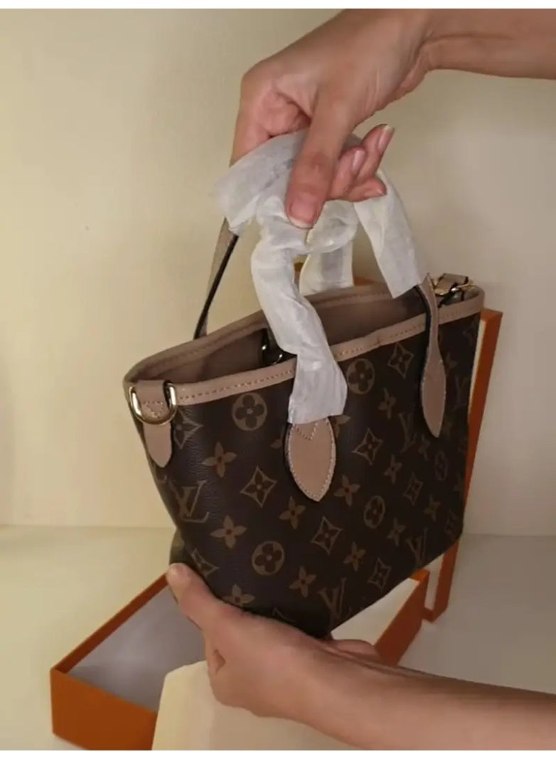 Louis Vuitton Compact Handbag with Detachable Pouch – Stylish Shoulder or Crossbody Bag for Women – Everyday Fashion Purse with Extra Storage - Image 2