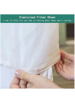 MIRFA Disposable Travel Bed Sheet Set With 1 Quilt Cover 1 Fitted Sheet And 2 Pillowcases (Double Bed)  - Image 2