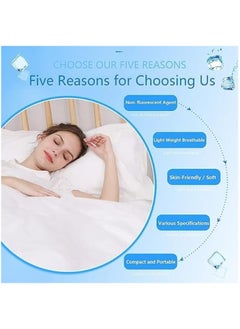 MIRFA Disposable Travel Bed Sheet Set With 1 Quilt Cover 1 Fitted Sheet And 2 Pillowcases (Double Bed)  - Image 4