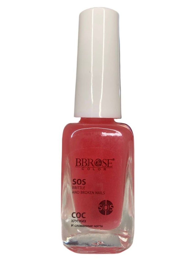 BBROSE SOS Nail Multivitamin Conditioner for Brittle & Broken Nails – With Calcium & Collagen – 14ml - Image 4