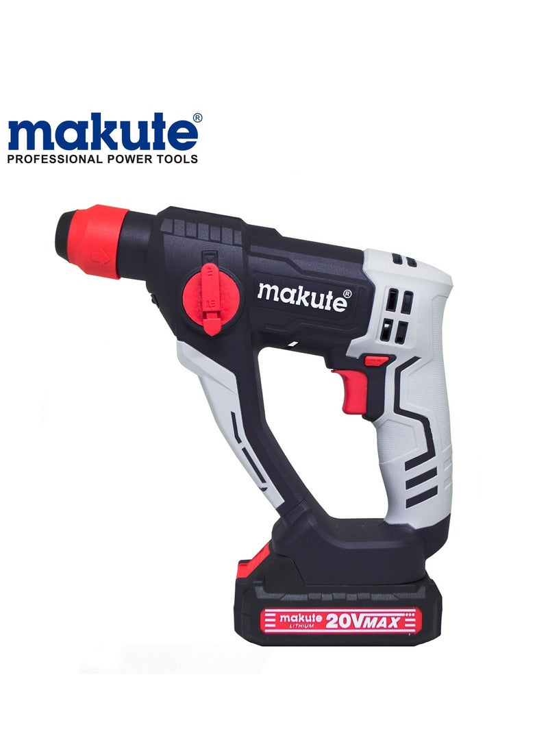 makute SDS Drill With Two Batteries, 12mm, Speed 900 rpm, Impact Force: 0-5000 spm, ISO9001 Quality Certificate  - Image 1