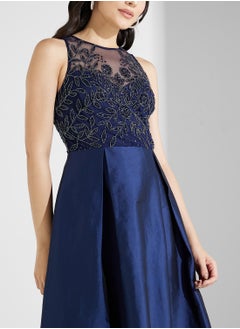Adrianna Papell Embellished Tiered Dress  - Image 3