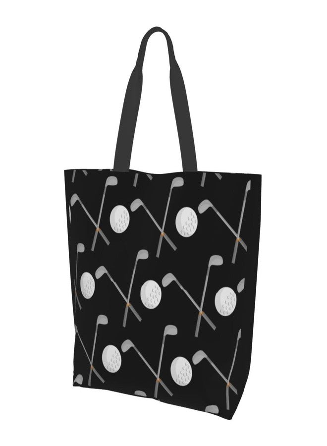 ASYG Golf Bag, Golf Ball Print Sling Bag, Cute Golf Print Pattern Tote Bag For Women Men - Image 3
