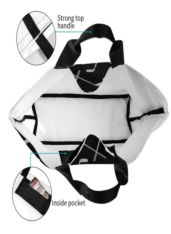 ASYG Golf Bag, Golf Ball Print Sling Bag, Cute Golf Print Pattern Tote Bag For Women Men - Image 5