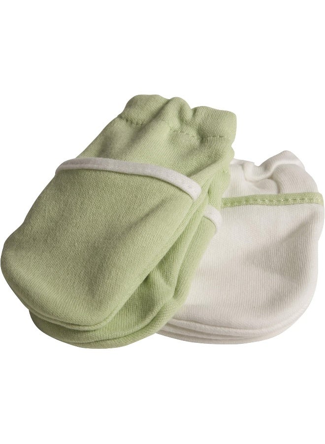 Safety 1st Safety 1st No Scratch Mittens, Green  - Image 1