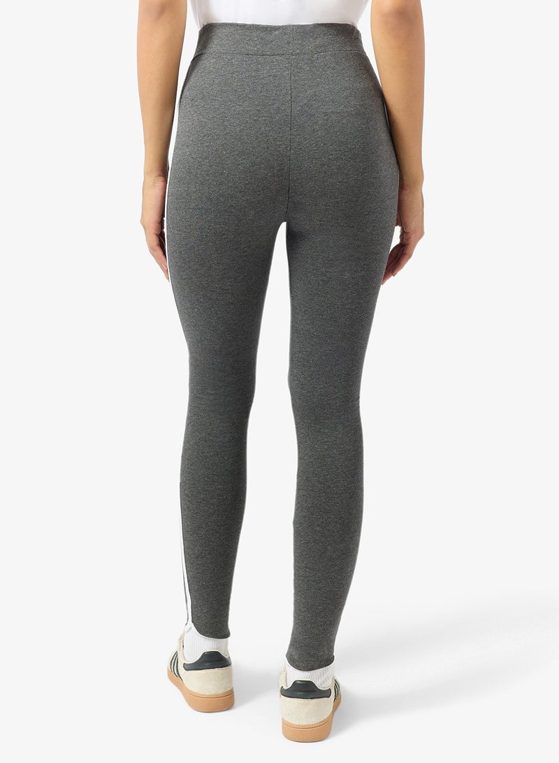 Ginger Basics Contrast Side Paneled Leggings - Image 2
