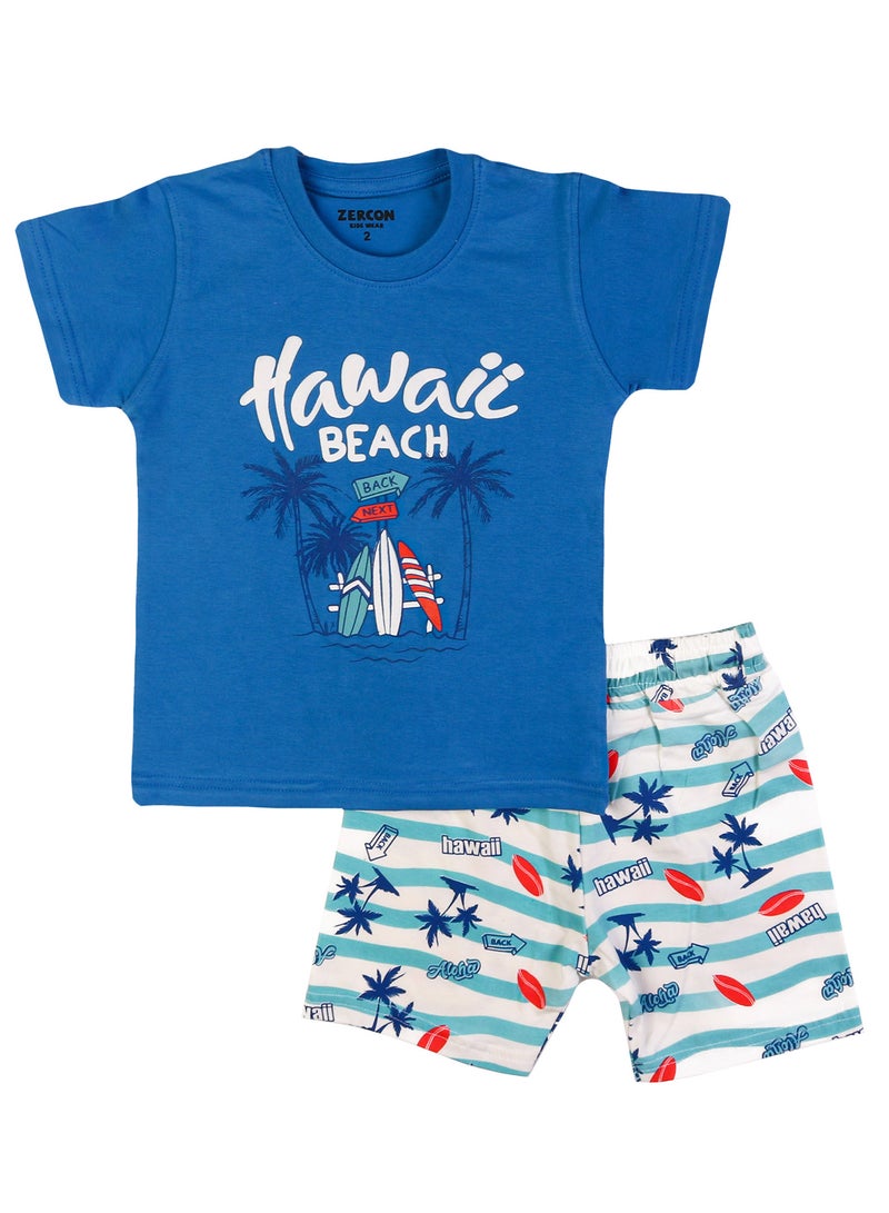 Zercon Summer Pajama Set for Boys - Summer Set for Boys - Image 1