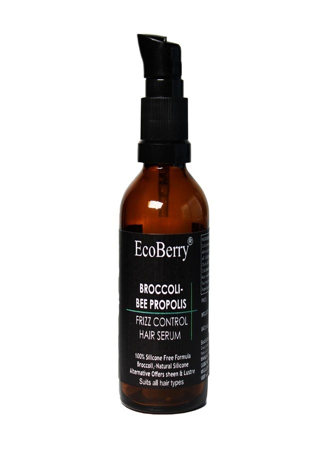 EcoBerry Broccoli Bee Propolis Frizz Control Hair Serum, Moroccan Argan Oil, Enhances Shine Strengthens Hair Follicles, Natural Conditioner & Silicone Alternative, Chemical/Silicone/Paraben Free, Veg - Image 1